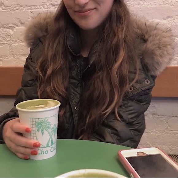 Khaki winter jacket - Picture 3 of 5